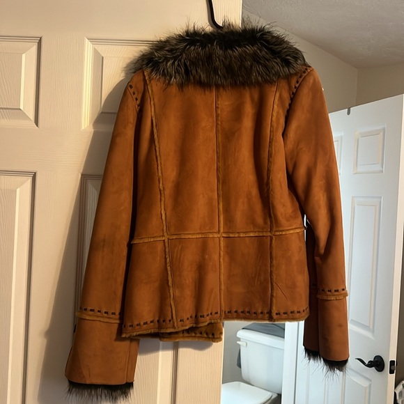 Regent Park Suede Fur Jacket - Picture 2 of 2